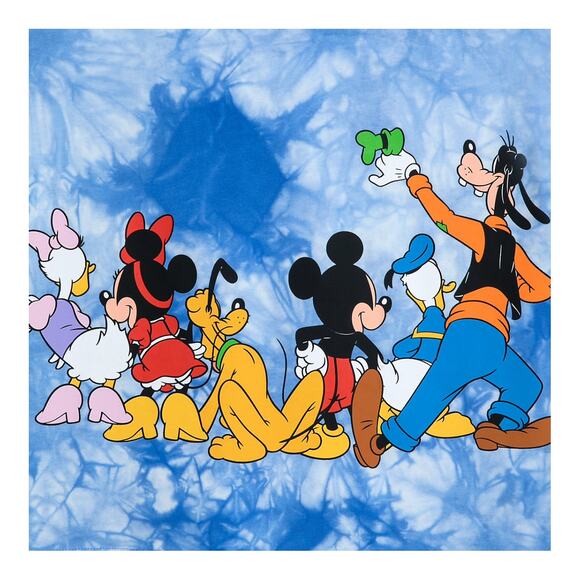 NWT Disney Parks Mickey Mouse n Friends Tie-Dye Celebration Crew World XXL 3XL - Picture 5 of 5